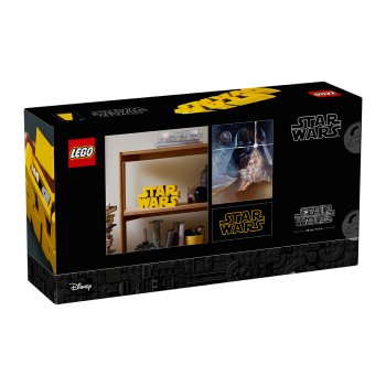 Logoul Star Wars din caramizi