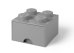 Cutie depozitare LEGO 2x2 cu sertar, gri