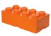 Cutie depozitare LEGO 2x4 portocaliu