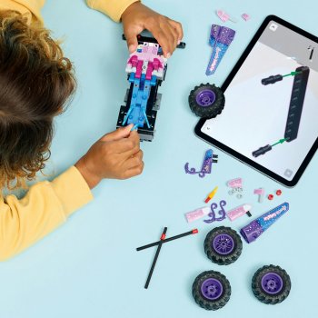 Monster Jam™ Sparkle Smash™ cu motor cu arc