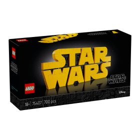 Logoul Star Wars din caramizi