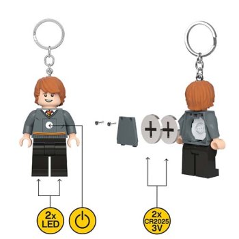 Breloc LEGO cu LED - Ron Weasley