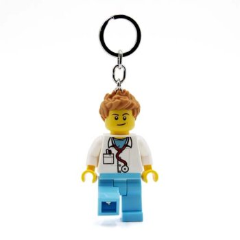 Breloc LEGO Iconic cu LED - Barbat Doctor