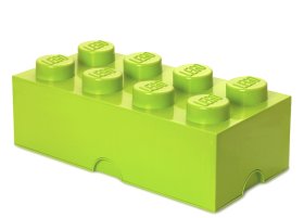 Cutie depozitare LEGO 2x4 verde deschis