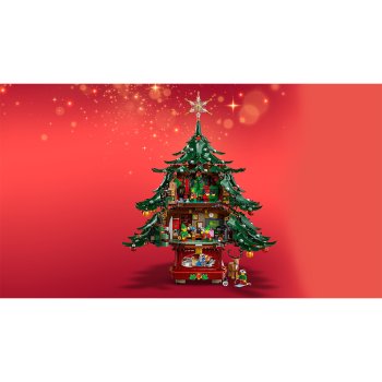 Pom de Craciun decorativ de construit în familie