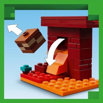 Batalie deasupra lavei în Nether