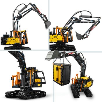 Camionul FMX si excavatorul electric EC230 de la Volvo
