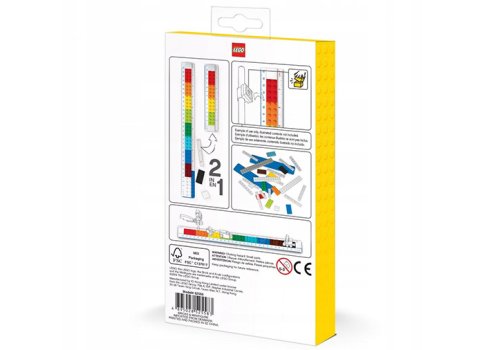 Rigla LEGO construibila cu minifigurina