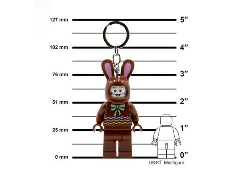 Breloc cu LED LEGO Iepurasul de ciocolata