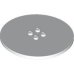 Placă neteda rotundă 8 X 8 cu 4 stud