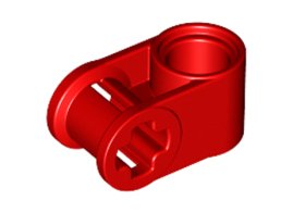 Conector 1 ax şi 1 pin / perpendicular