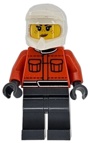 Minifigurină LEGO City Membru Garaj Formula1 (femeie)cty1864