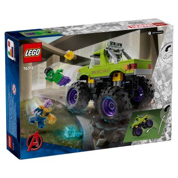 Hulk în vehicul de teren contra lui Thanos