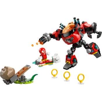 Knuckles vs. Dr. Eggman si robotul Egg Crusher