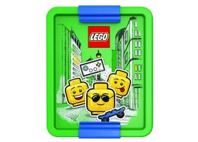 Cutie pentru sandwich LEGO Iconic albastru-verde