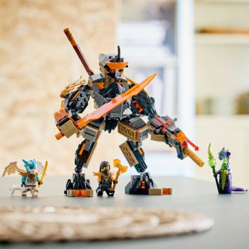 Robotul de misiune al lui Cole și dragonul Zane
