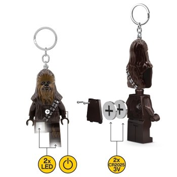 Breloc cu LED LEGO Star Wars Chewbacca 