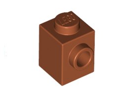 Cărămidă modificată 1 X 1 cu 1 Knob