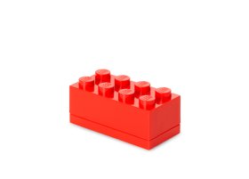 Mini cutie depozitare LEGO 8 rosu