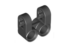 Conector 1 ax şi 2 pin / perpendicular divizat