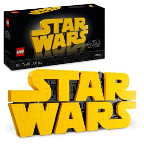 Logoul Star Wars din caramizi