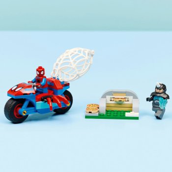 Spidey pe motocicletă vs Rhino