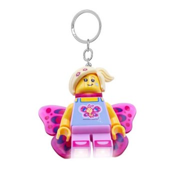 Breloc LEGO Iconic cu LED - Fata Fluture