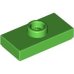 Placă netedă modificată 1 X 2 knob