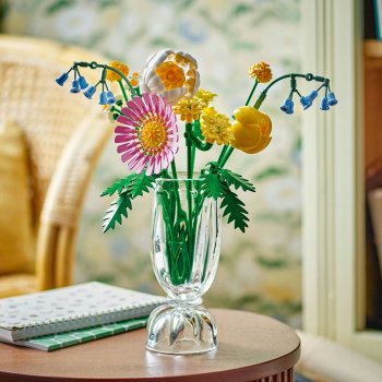 Mic buchet de flori pastel