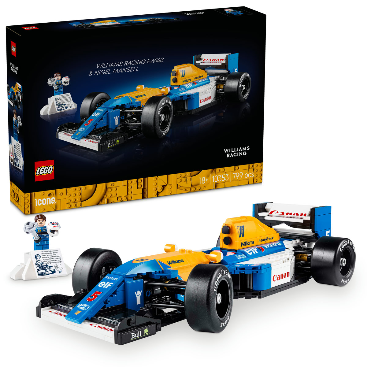 Williams Racing FW14B si Nigel Mansell