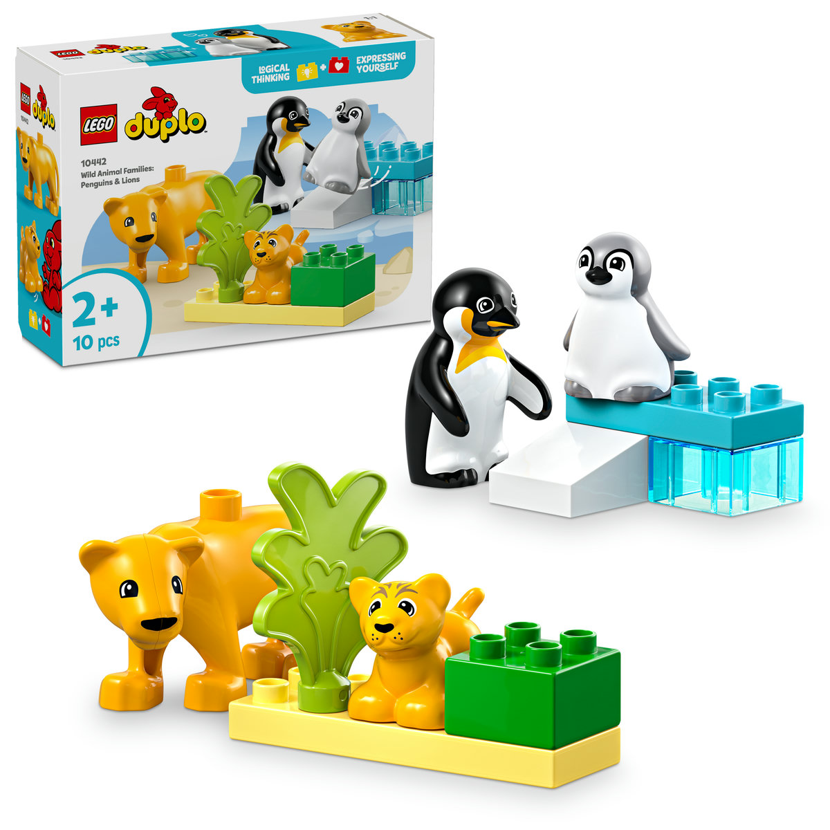 Familii de animale salbatice: Pinguini si lei