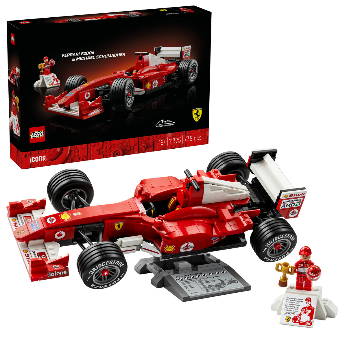 Ferrari F2004 și Michael Schumacher