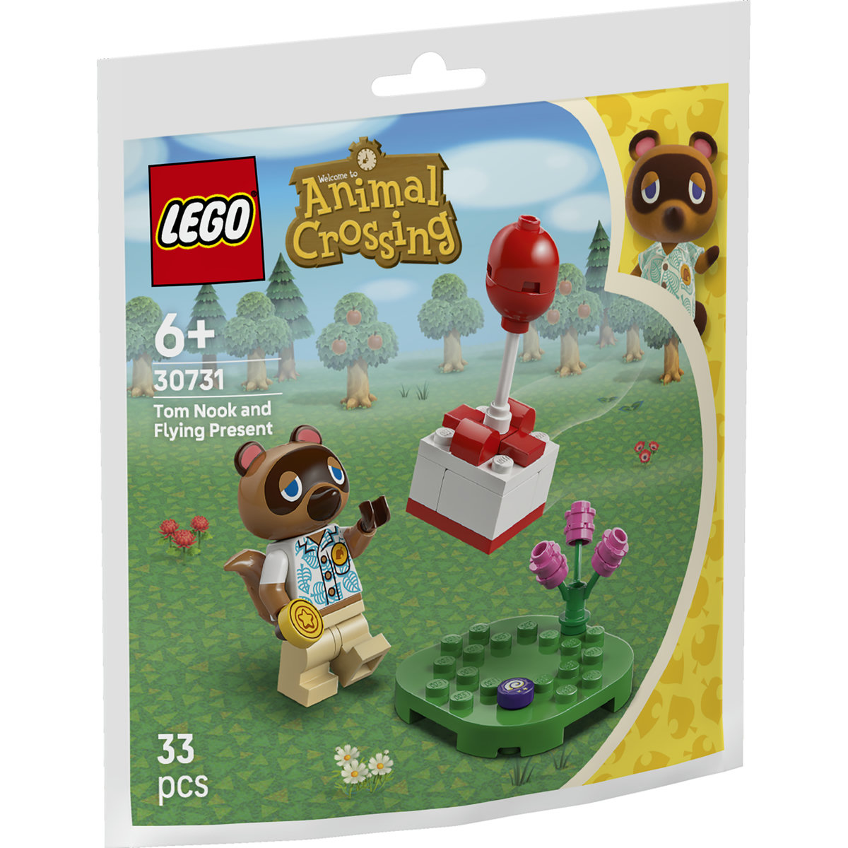Tom Nook și un cadou zburător