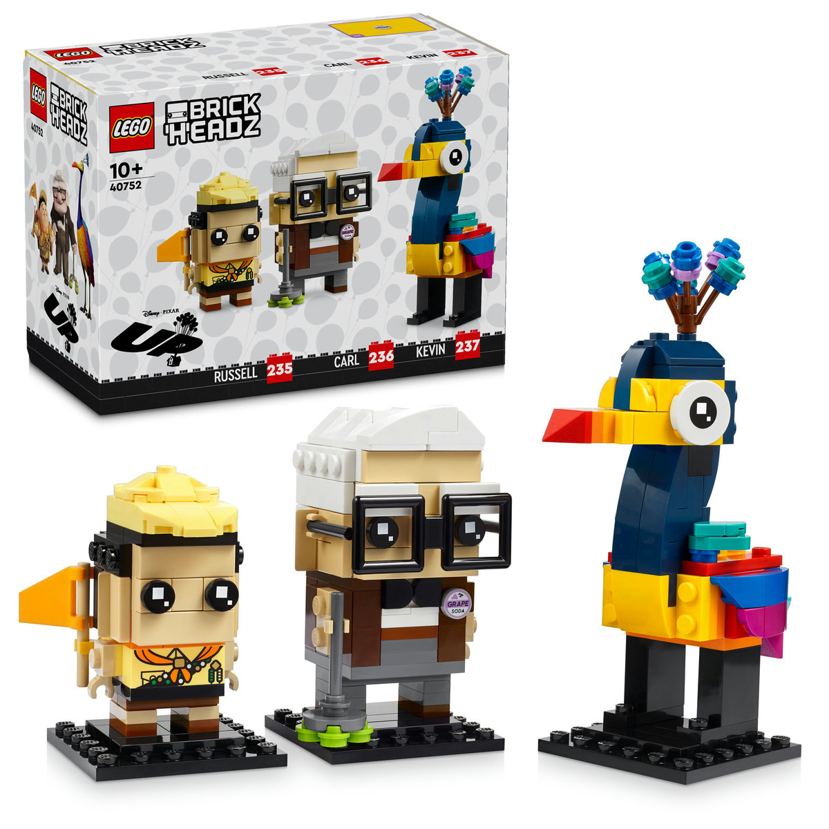 LEGO Carl, Russell si Kevin