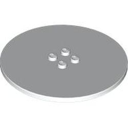 Placă neteda rotundă 8 X 8 cu 4 stud