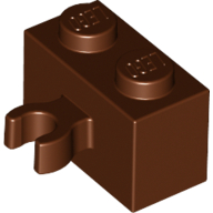 Cărămidă modificată 2 X 1 cu clip orizontal