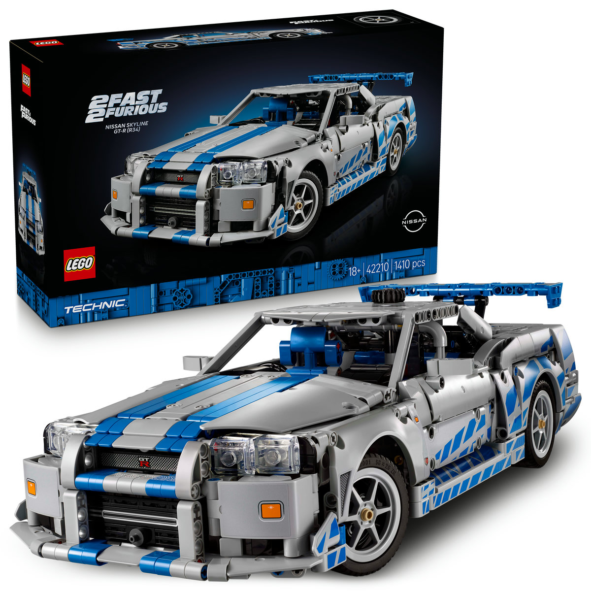 Masina Nissan Skyline GT-R (R34) din Mai furios, mai iute