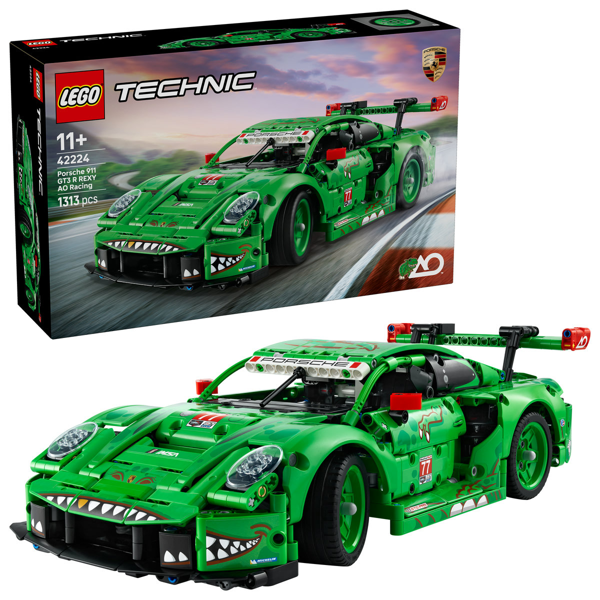 Mașina Porsche 911 GT3 R REXY AO Racing