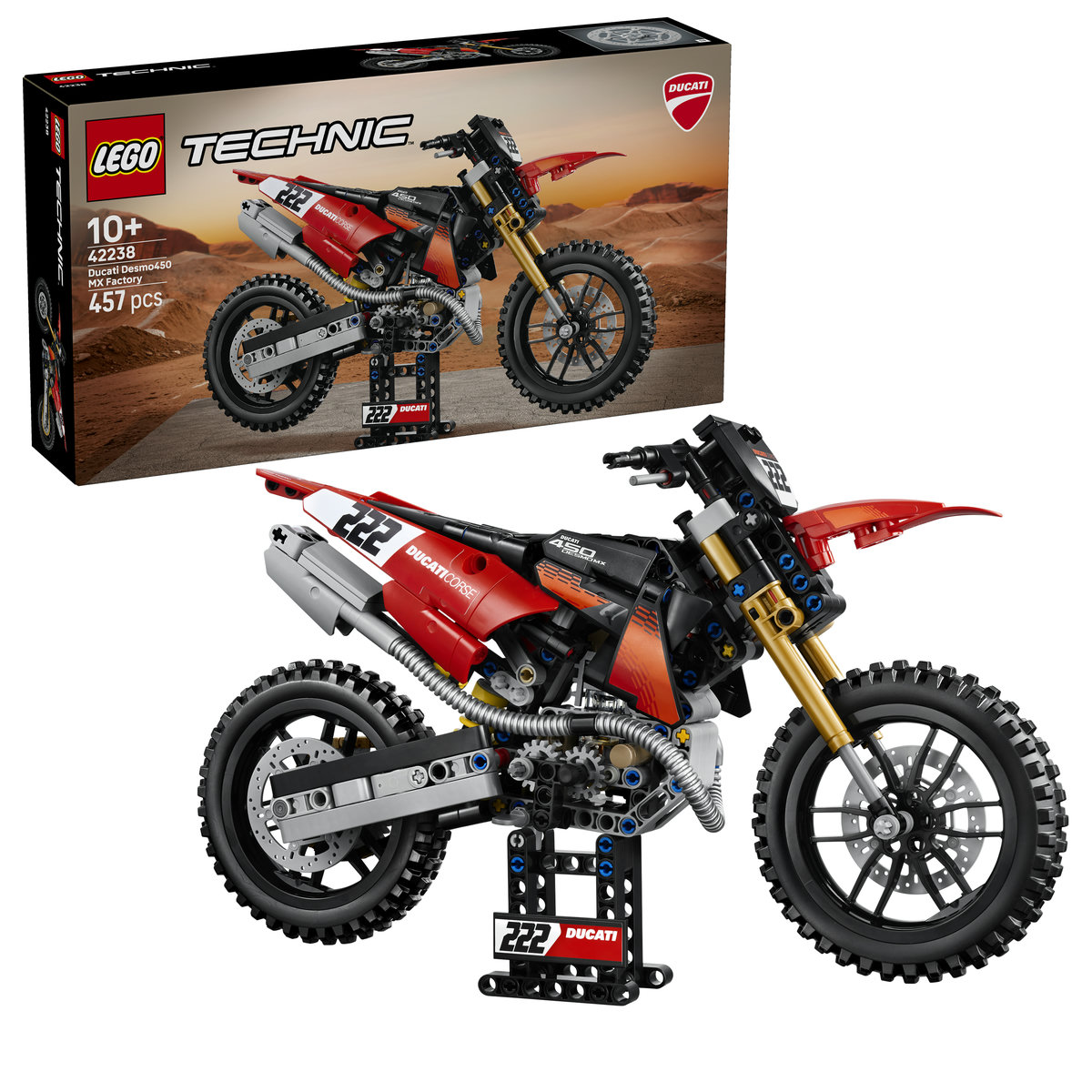 Motocicleta Ducati Desmo450 MX, versiunea de uzină