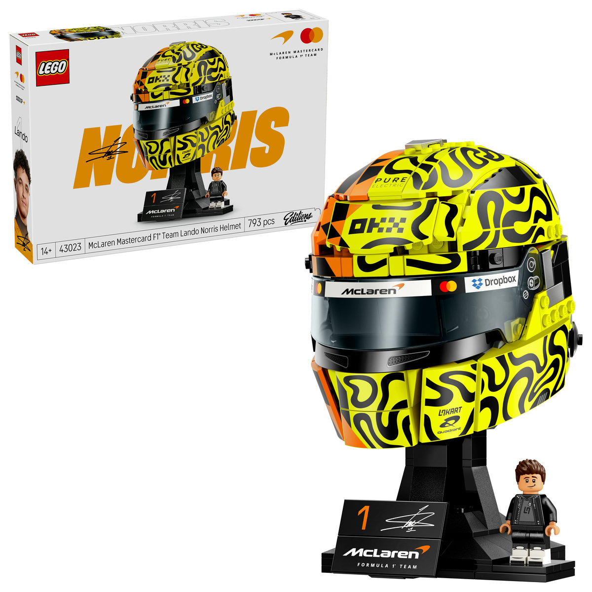 Casca lui Lando Norris McLaren Mastercard F1 Team
