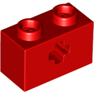 Cărămidă technic 2 X 1 cu gaură ax