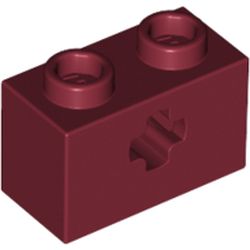 Caramida technic 2 X 1 cu gaura ax