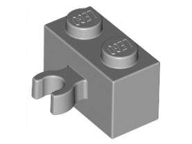 Cărămidă modificată 2 X 1 cu clip orizontal