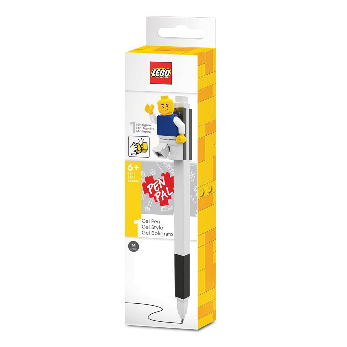 Pix cu gel LEGO - negru