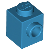 Cărămidă modificată 1 X 1 cu 1 Knob