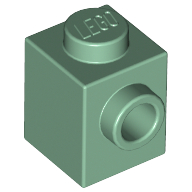 Cărămidă modificată 1 X 1 cu 1 Knob