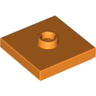 Placă netedă modificată 2 X 2 knob