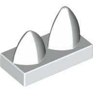 Placă netedă modificată 2 X 1 dinţi