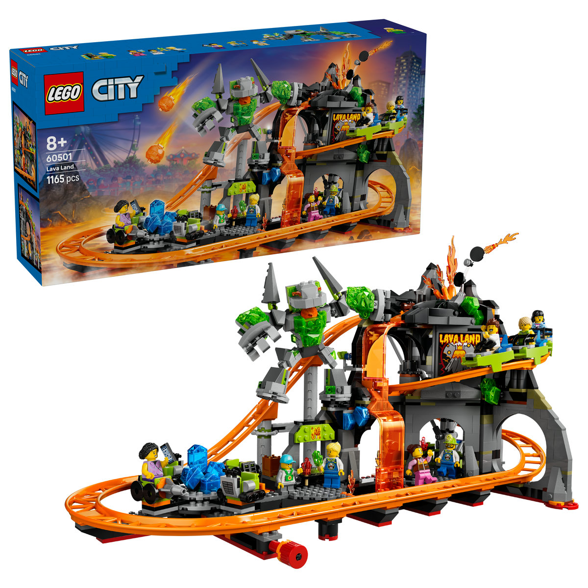 Parc cu roller-coaster Lava Land