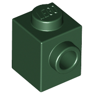 Cărămidă modificată 1 X 1 cu 1 Knob